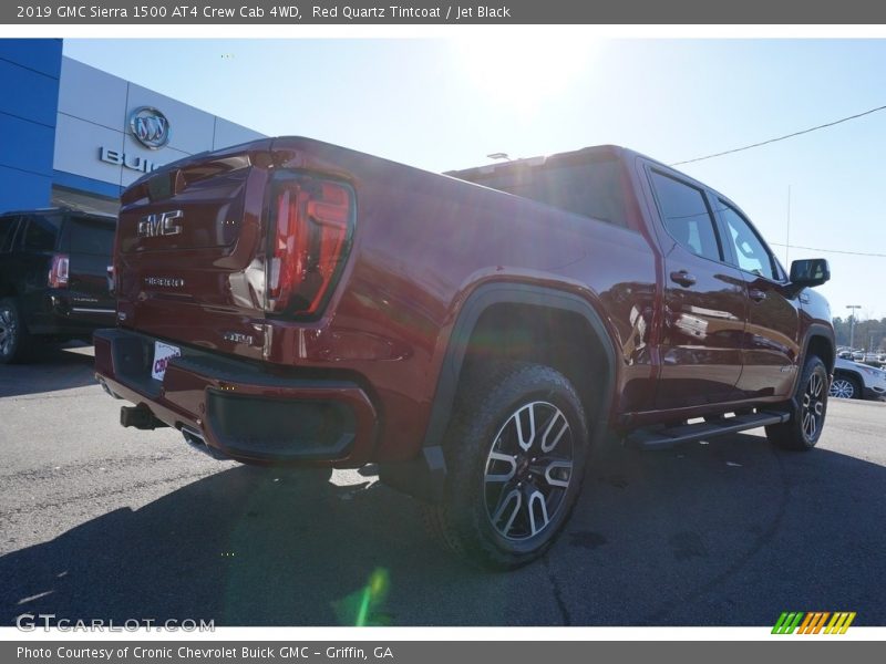 Red Quartz Tintcoat / Jet Black 2019 GMC Sierra 1500 AT4 Crew Cab 4WD