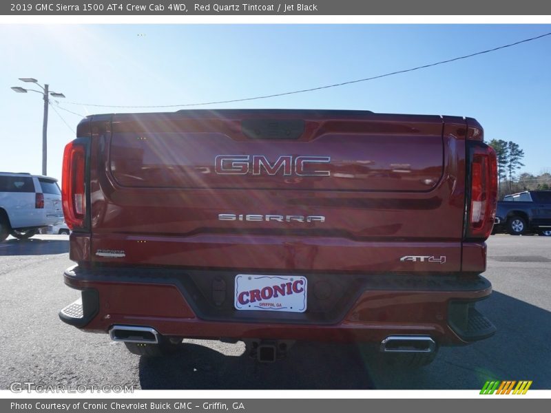 Red Quartz Tintcoat / Jet Black 2019 GMC Sierra 1500 AT4 Crew Cab 4WD