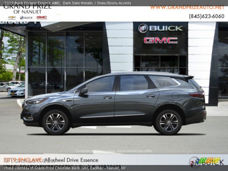Dark Slate Metallic / Shale/Ebony Accents 2019 Buick Enclave Essence AWD