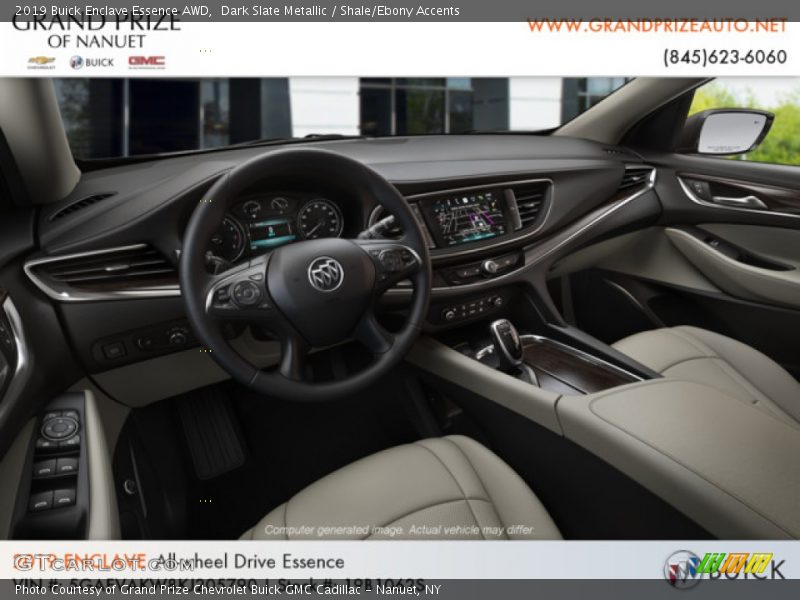 Dark Slate Metallic / Shale/Ebony Accents 2019 Buick Enclave Essence AWD