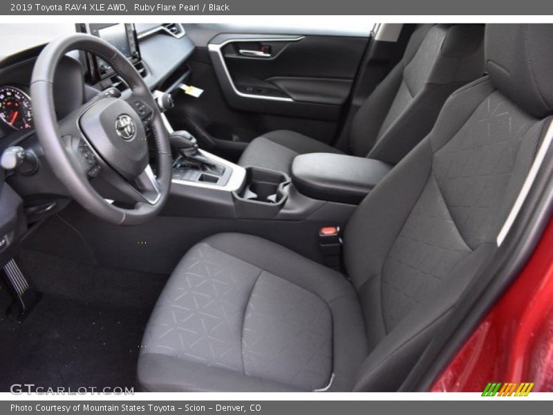 Ruby Flare Pearl / Black 2019 Toyota RAV4 XLE AWD