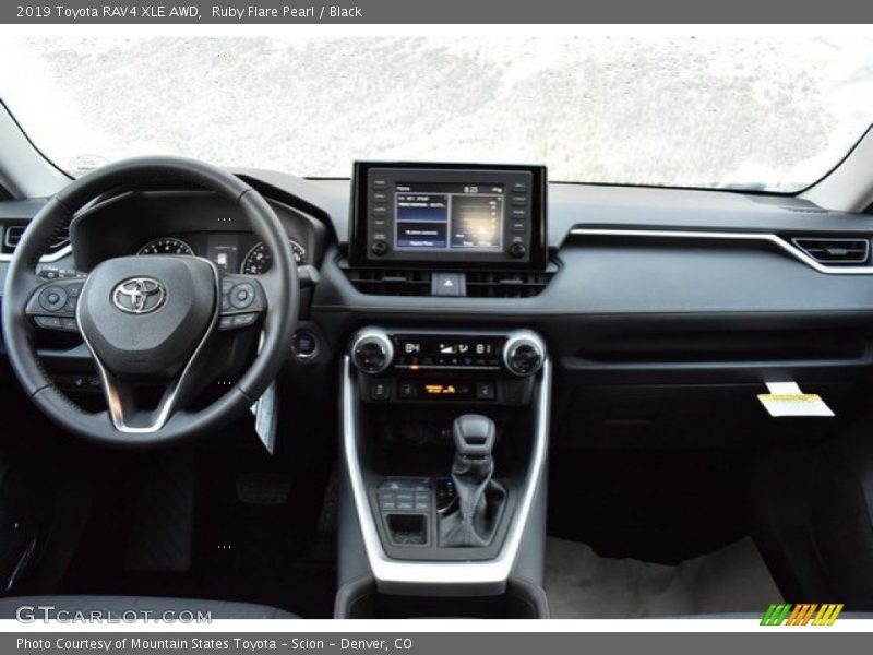 Ruby Flare Pearl / Black 2019 Toyota RAV4 XLE AWD