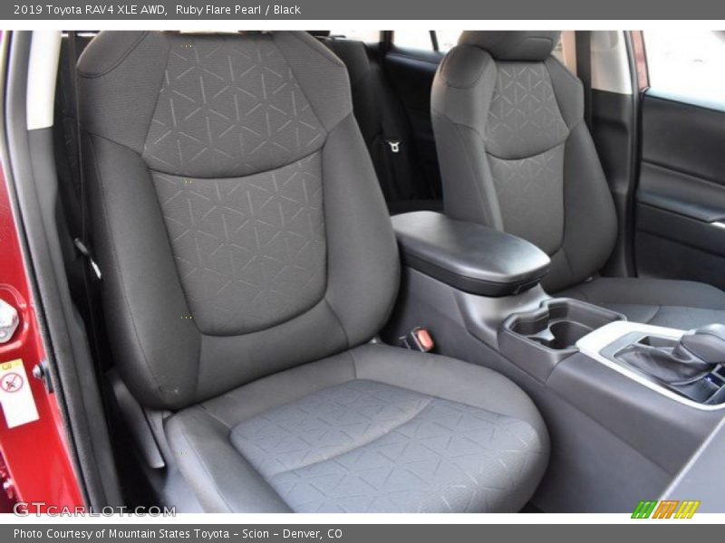 Ruby Flare Pearl / Black 2019 Toyota RAV4 XLE AWD