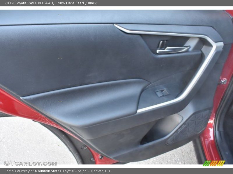 Ruby Flare Pearl / Black 2019 Toyota RAV4 XLE AWD