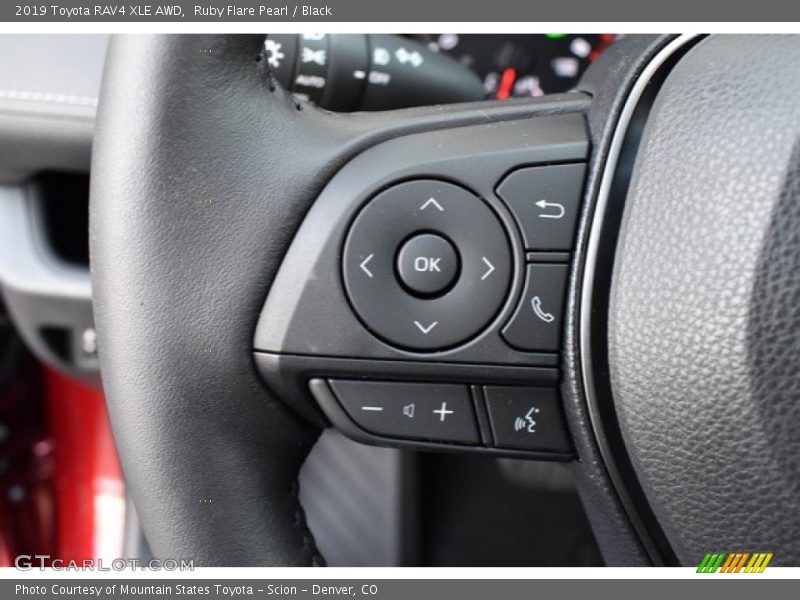 Ruby Flare Pearl / Black 2019 Toyota RAV4 XLE AWD