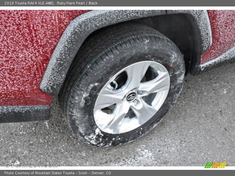 Ruby Flare Pearl / Black 2019 Toyota RAV4 XLE AWD