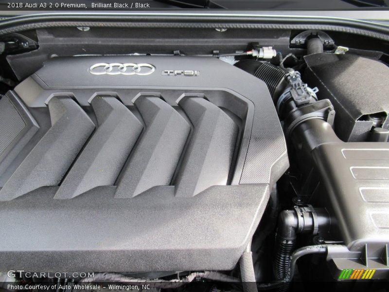 Brilliant Black / Black 2018 Audi A3 2.0 Premium