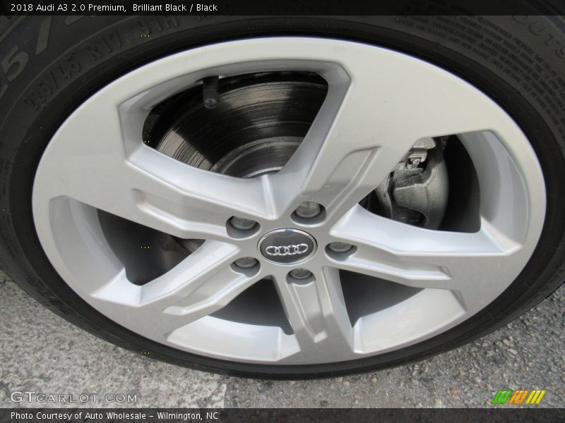 Brilliant Black / Black 2018 Audi A3 2.0 Premium