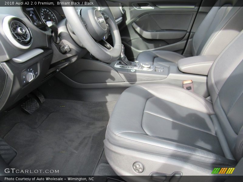Brilliant Black / Black 2018 Audi A3 2.0 Premium