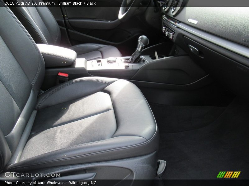Brilliant Black / Black 2018 Audi A3 2.0 Premium