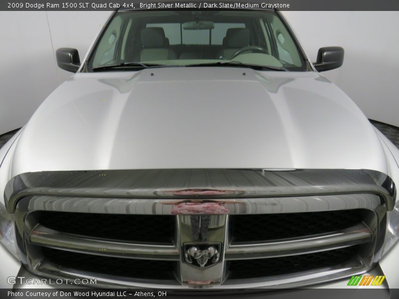 Bright Silver Metallic / Dark Slate/Medium Graystone 2009 Dodge Ram 1500 SLT Quad Cab 4x4