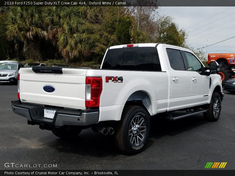 Oxford White / Camel 2019 Ford F250 Super Duty XLT Crew Cab 4x4