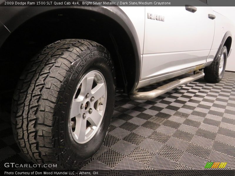 Bright Silver Metallic / Dark Slate/Medium Graystone 2009 Dodge Ram 1500 SLT Quad Cab 4x4