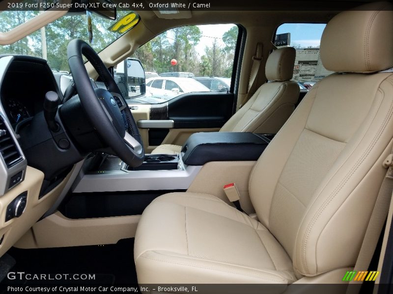  2019 F250 Super Duty XLT Crew Cab 4x4 Camel Interior