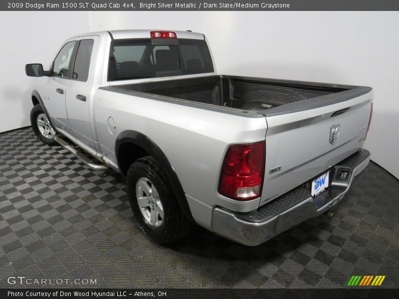 Bright Silver Metallic / Dark Slate/Medium Graystone 2009 Dodge Ram 1500 SLT Quad Cab 4x4