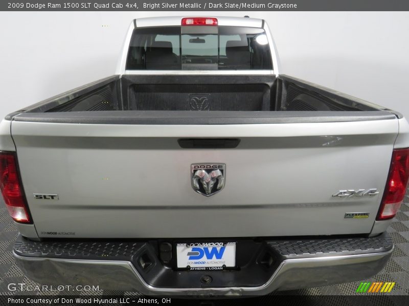 Bright Silver Metallic / Dark Slate/Medium Graystone 2009 Dodge Ram 1500 SLT Quad Cab 4x4