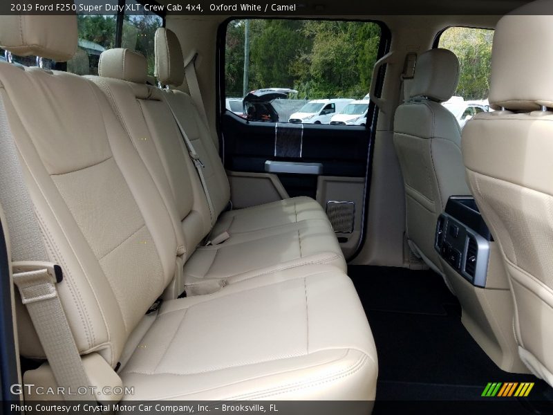 Oxford White / Camel 2019 Ford F250 Super Duty XLT Crew Cab 4x4