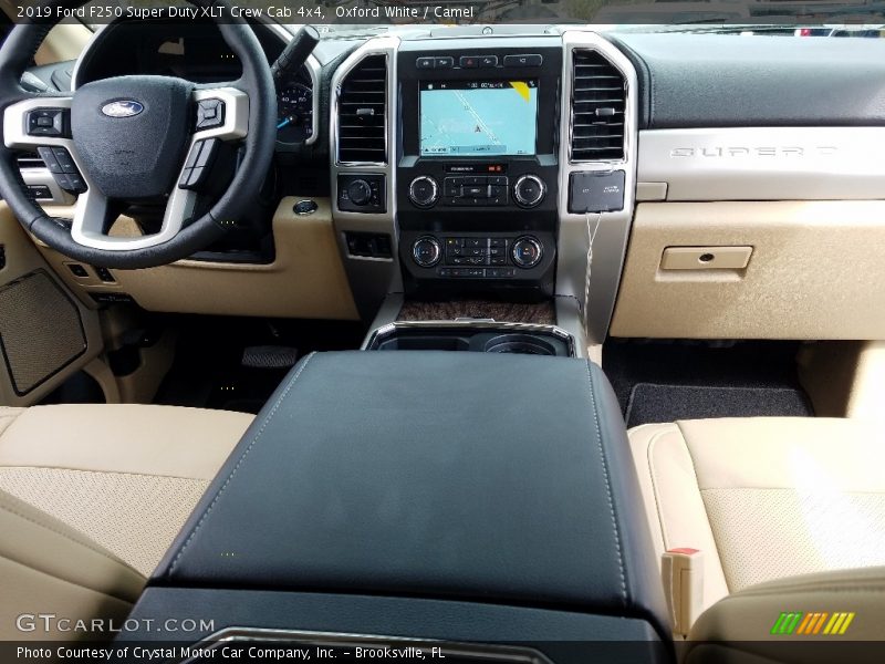 Dashboard of 2019 F250 Super Duty XLT Crew Cab 4x4
