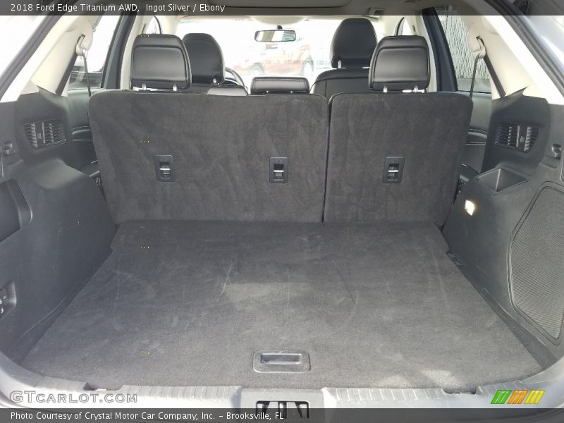 Ingot Silver / Ebony 2018 Ford Edge Titanium AWD