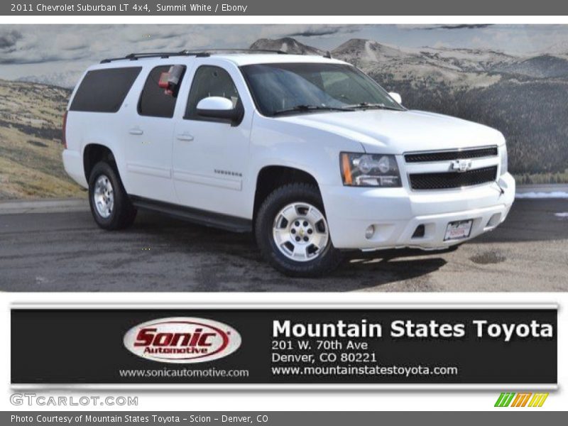 Summit White / Ebony 2011 Chevrolet Suburban LT 4x4