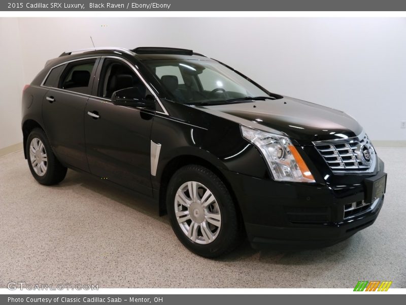 Black Raven / Ebony/Ebony 2015 Cadillac SRX Luxury