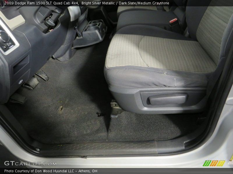 Bright Silver Metallic / Dark Slate/Medium Graystone 2009 Dodge Ram 1500 SLT Quad Cab 4x4