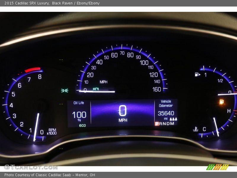 Black Raven / Ebony/Ebony 2015 Cadillac SRX Luxury