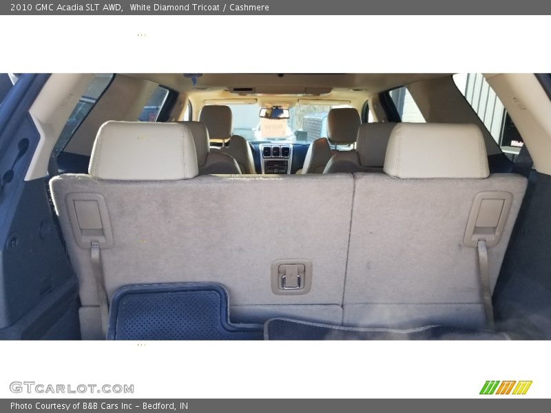 White Diamond Tricoat / Cashmere 2010 GMC Acadia SLT AWD
