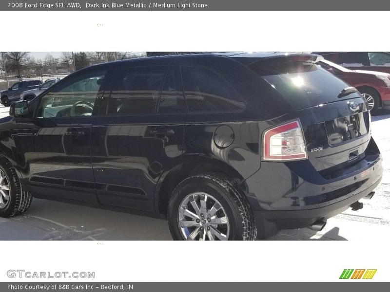 Dark Ink Blue Metallic / Medium Light Stone 2008 Ford Edge SEL AWD