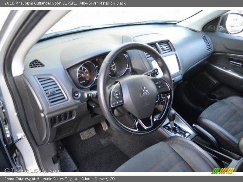 Alloy Silver Metallic / Black 2018 Mitsubishi Outlander Sport SE AWC