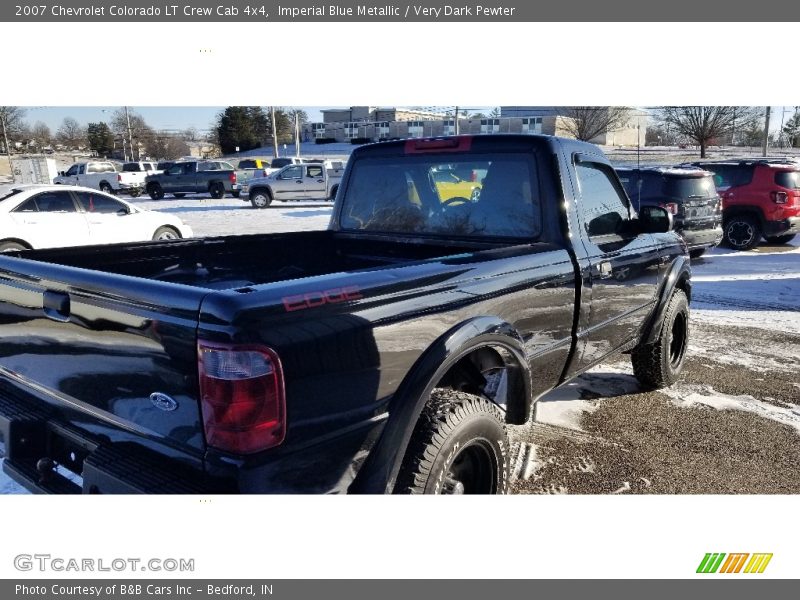 Imperial Blue Metallic / Very Dark Pewter 2007 Chevrolet Colorado LT Crew Cab 4x4