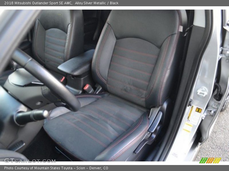 Alloy Silver Metallic / Black 2018 Mitsubishi Outlander Sport SE AWC
