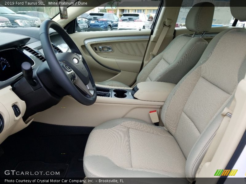 White Platinum / Dune 2019 Ford Taurus SEL