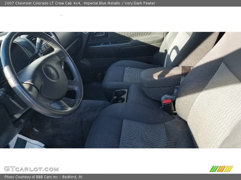 Imperial Blue Metallic / Very Dark Pewter 2007 Chevrolet Colorado LT Crew Cab 4x4