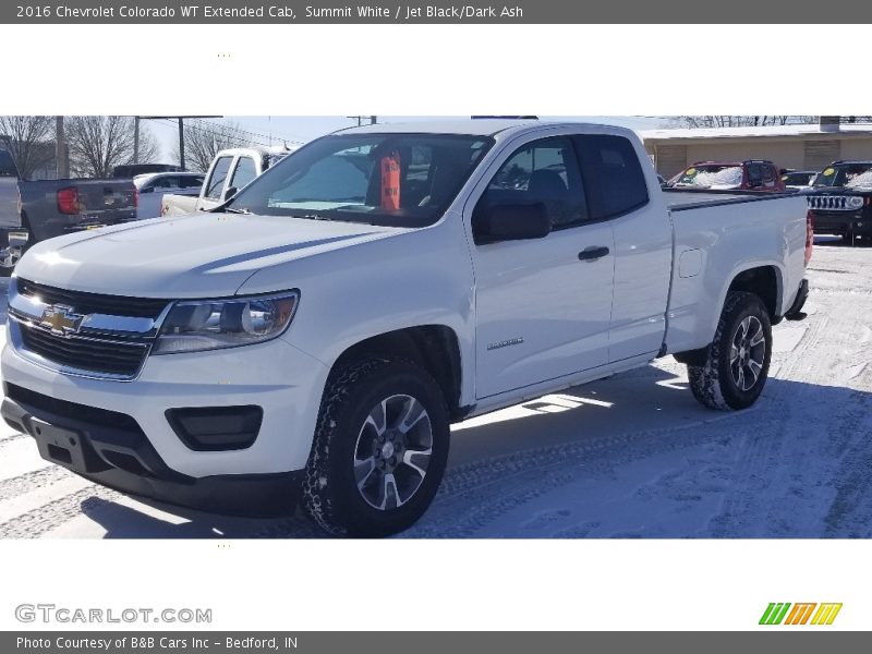 Summit White / Jet Black/Dark Ash 2016 Chevrolet Colorado WT Extended Cab