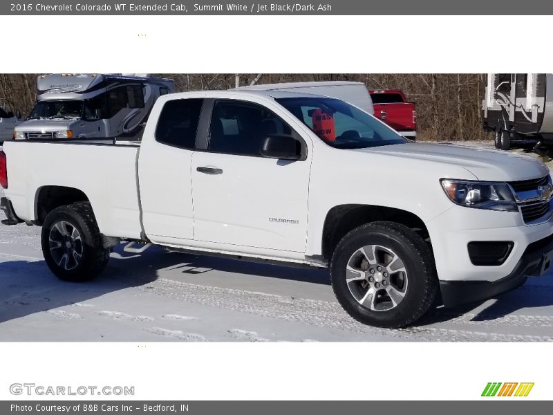 Summit White / Jet Black/Dark Ash 2016 Chevrolet Colorado WT Extended Cab