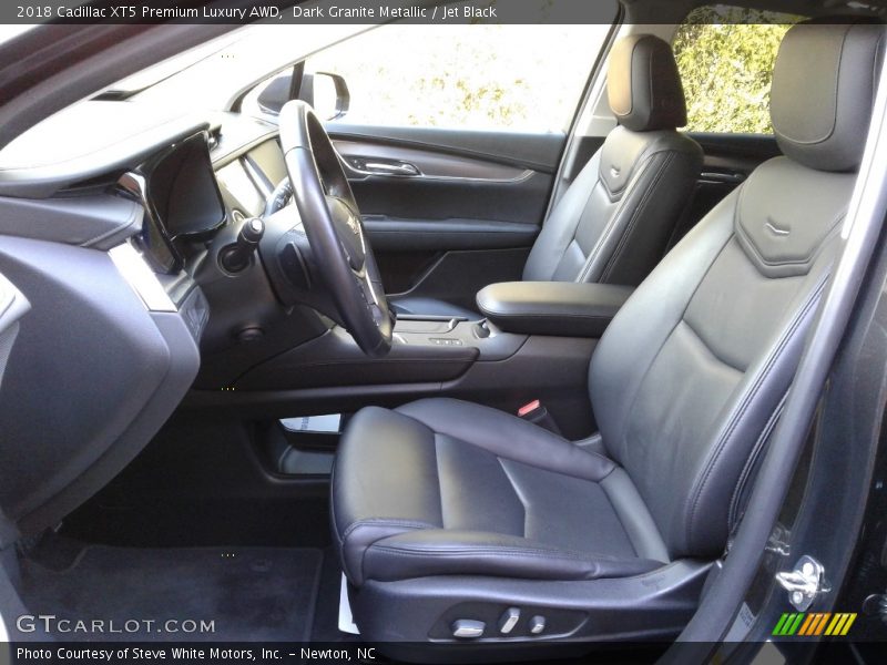 Dark Granite Metallic / Jet Black 2018 Cadillac XT5 Premium Luxury AWD