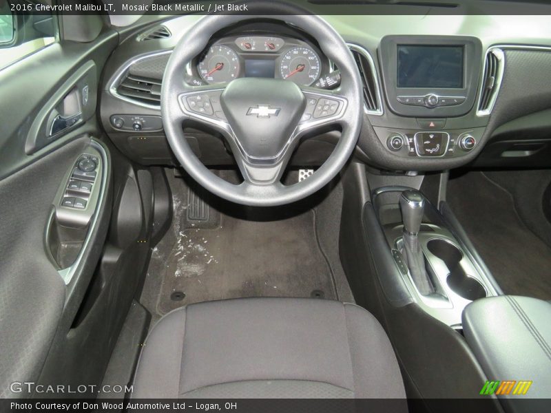 Mosaic Black Metallic / Jet Black 2016 Chevrolet Malibu LT