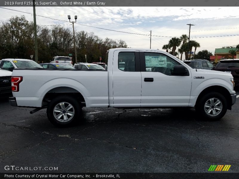 Oxford White / Earth Gray 2019 Ford F150 XL SuperCab