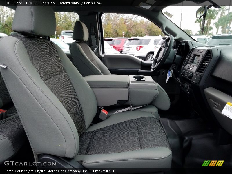 Oxford White / Earth Gray 2019 Ford F150 XL SuperCab