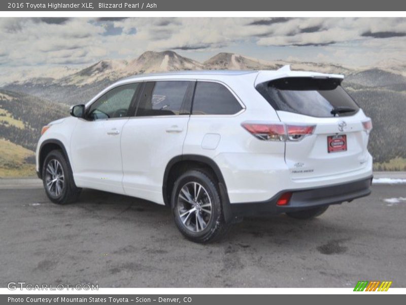Blizzard Pearl / Ash 2016 Toyota Highlander XLE