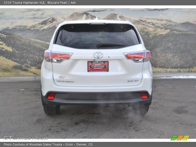 Blizzard Pearl / Ash 2016 Toyota Highlander XLE