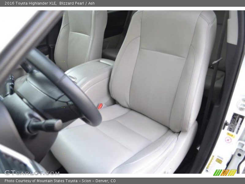 Blizzard Pearl / Ash 2016 Toyota Highlander XLE