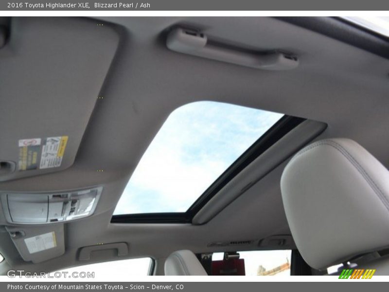 Blizzard Pearl / Ash 2016 Toyota Highlander XLE