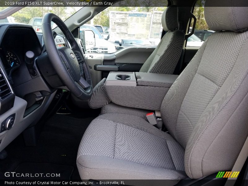 Velocity Blue / Earth Gray 2019 Ford F150 XLT SuperCrew