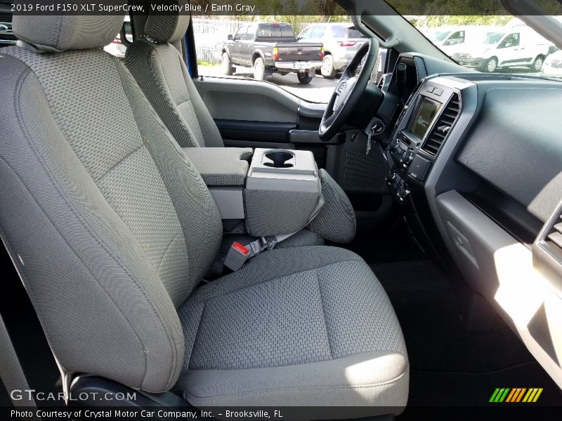 Velocity Blue / Earth Gray 2019 Ford F150 XLT SuperCrew