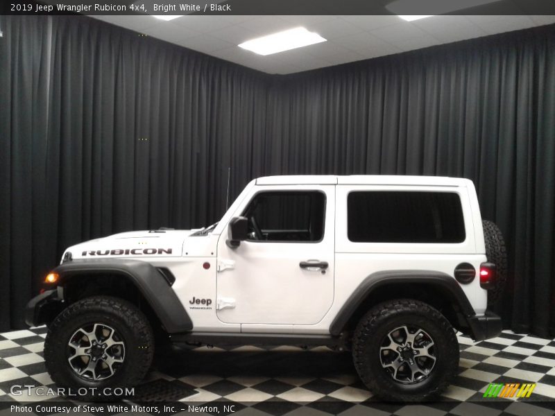Bright White / Black 2019 Jeep Wrangler Rubicon 4x4
