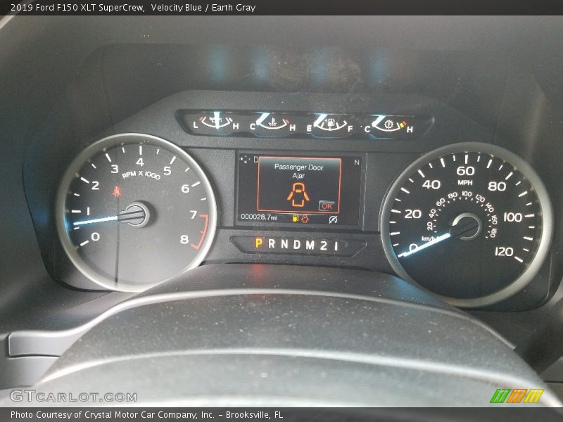 Velocity Blue / Earth Gray 2019 Ford F150 XLT SuperCrew