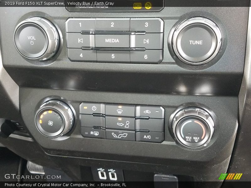 Velocity Blue / Earth Gray 2019 Ford F150 XLT SuperCrew