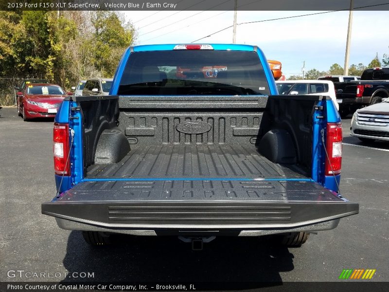 Velocity Blue / Earth Gray 2019 Ford F150 XLT SuperCrew